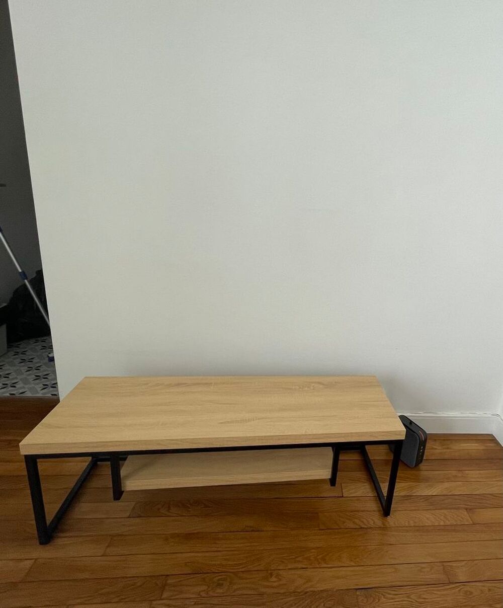 meuble tv en bois et m&eacute;tal Meubles