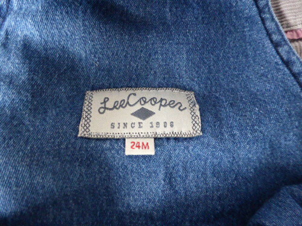 Ensemble Lee Cooper jupe salopette jean et chemise Sergent M Vtements enfants