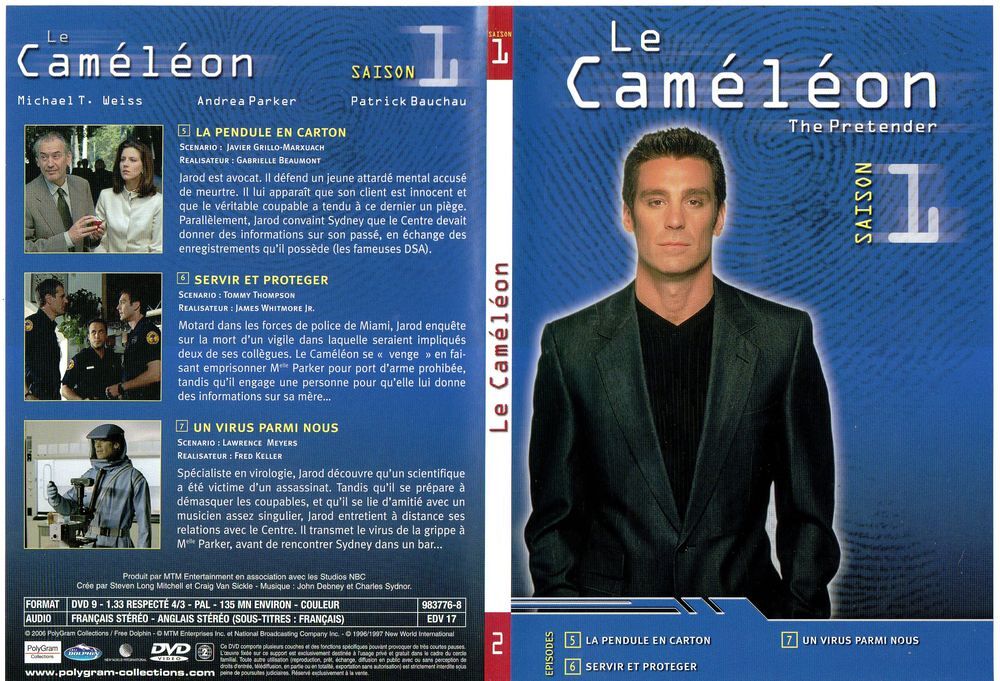 S&eacute;rie Le Cam&eacute;l&eacute;on - DVD Saison 1, &eacute;pisodes 1 &agrave; 7 DVD et blu-ray