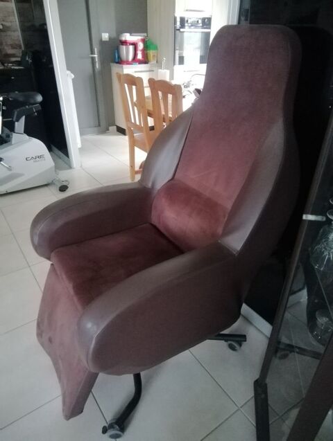 Fauteuil Relax type coquille électrique marron 150 La Rochefoucauld (16)