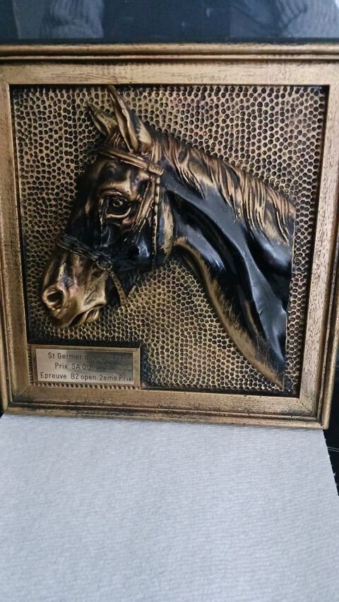 Trophe de course de chevaux quitation 2 me prix 60 Neuville-sur-Sarthe (72)