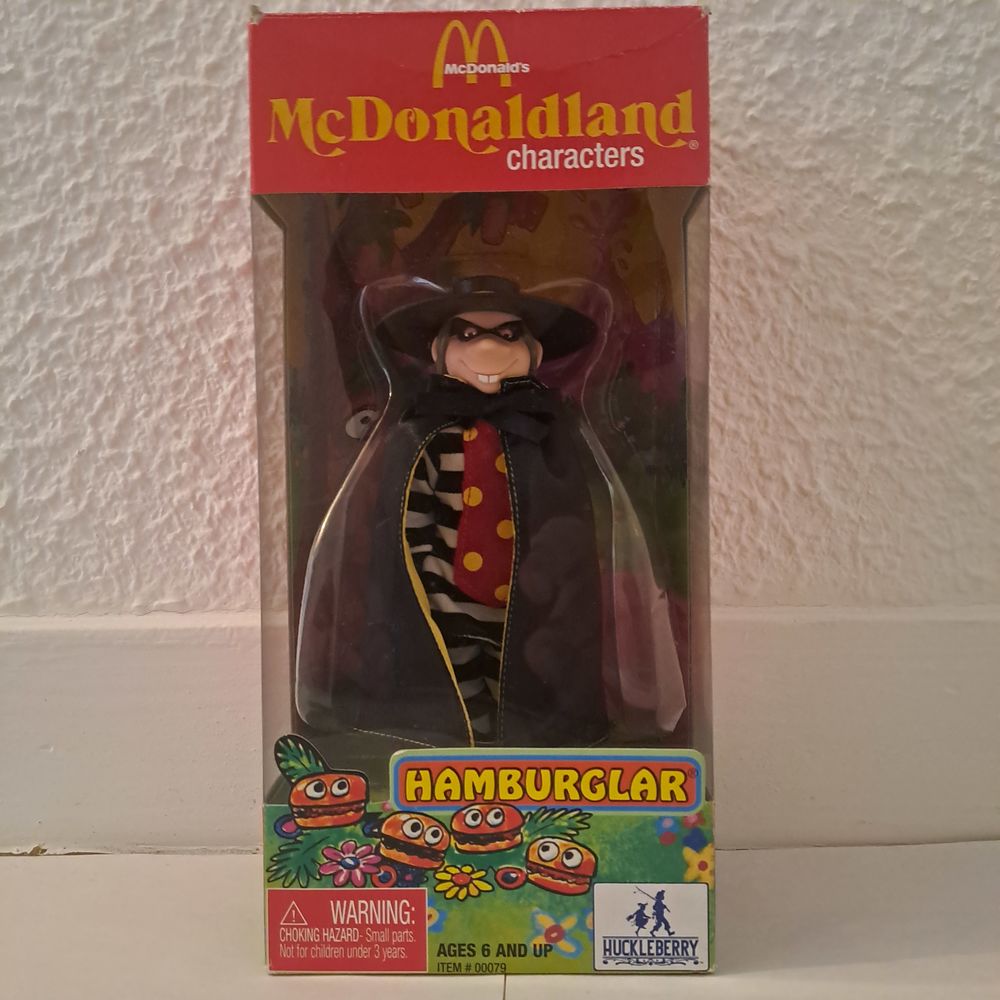 Figurine McDonaldland Characters 2008 Hamburglar neuf 