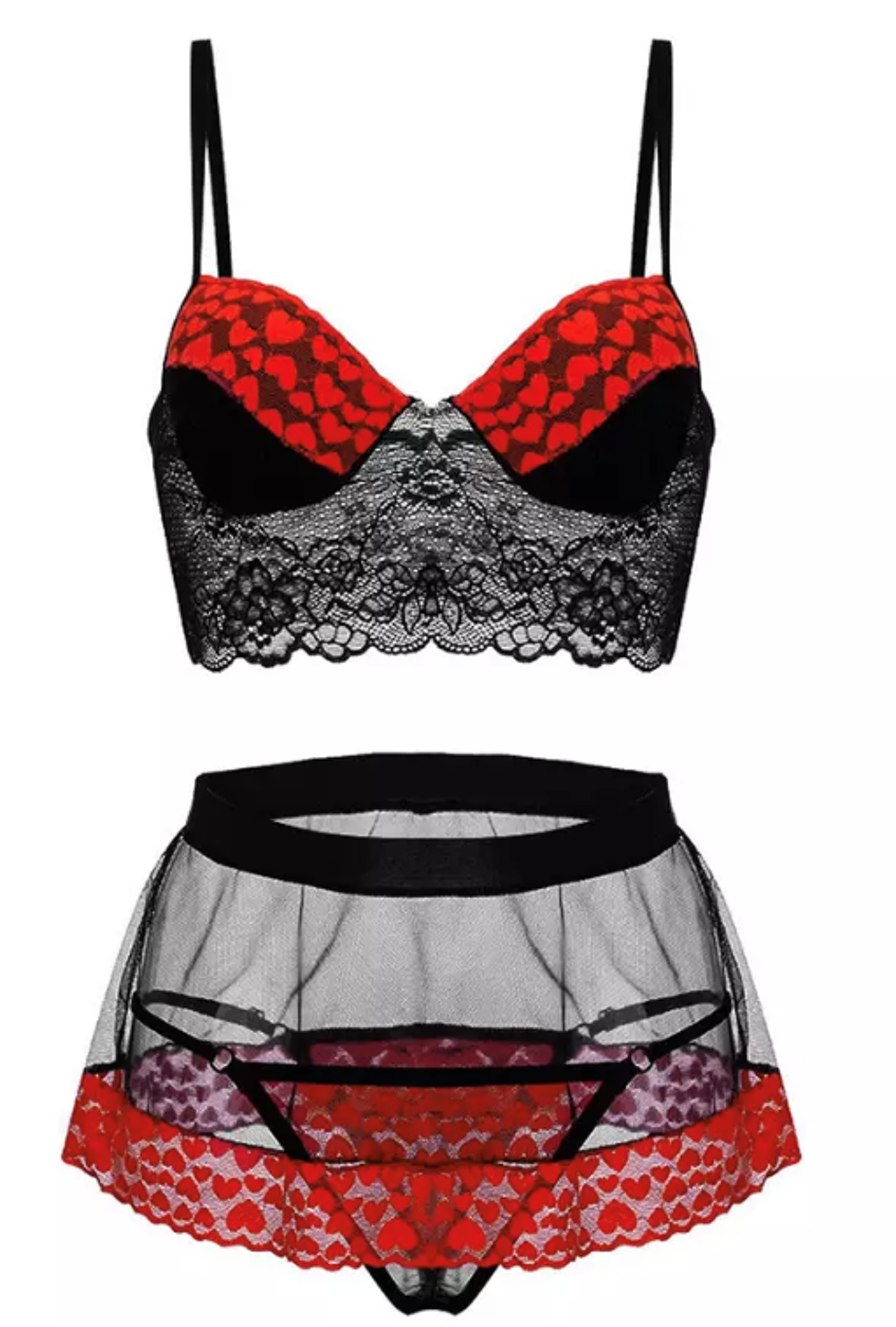 Ensemble Lingerie sexy dentelle Vêtements