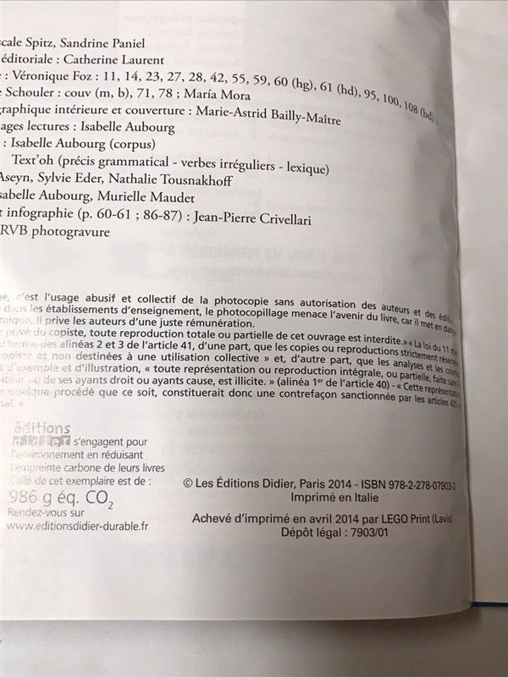Livre d'anglais E For English 3&egrave;me Livres et BD