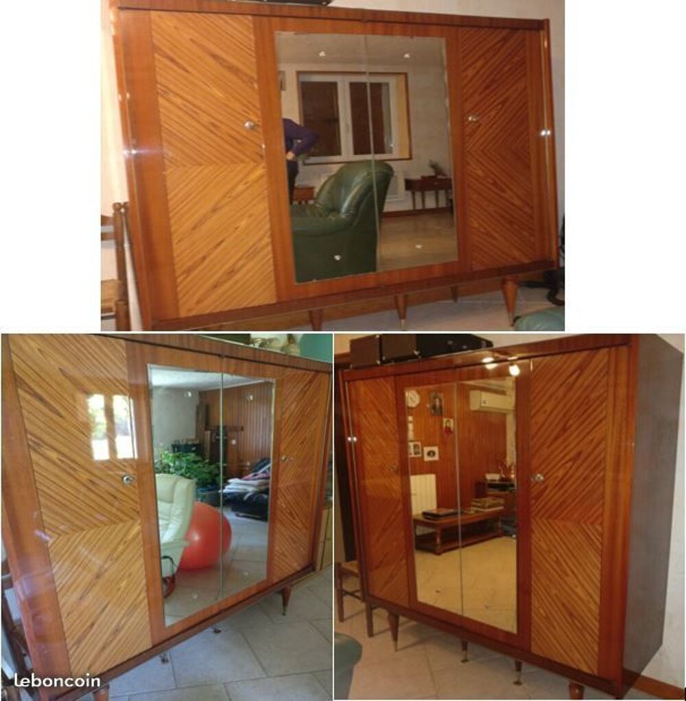 Lit + Armoire + Deux tables de chevet Meubles