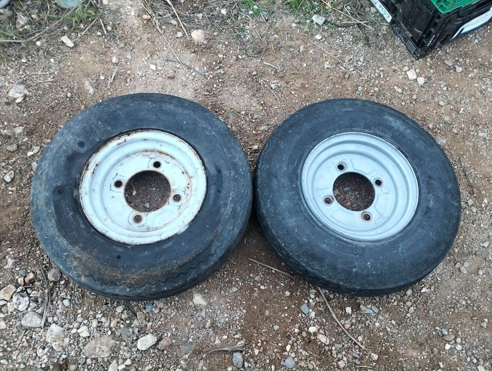 Roue remorque 8" entraxe 4x115 ET0 dia 85 m Bricolage