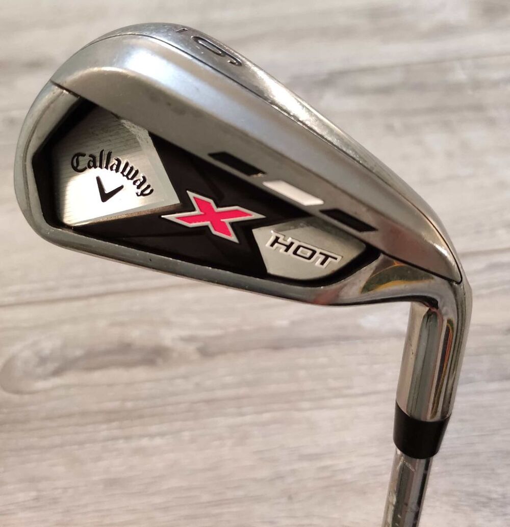 Fer 6 De Golf Callaway X Hot en Acier pour Homme TBE Sports