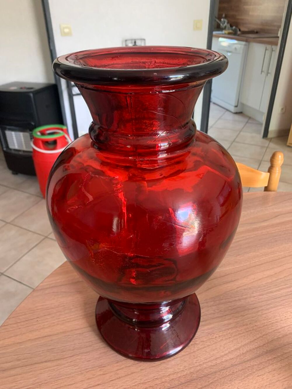 VASE ROUGE Décoration