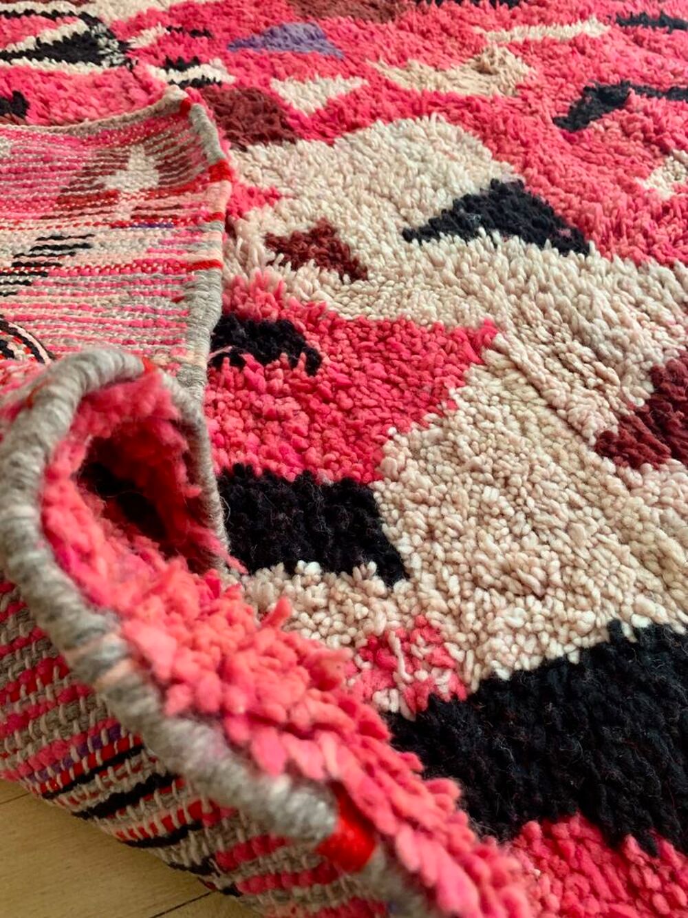 Original tapis berb&egrave;re vintage Décoration
