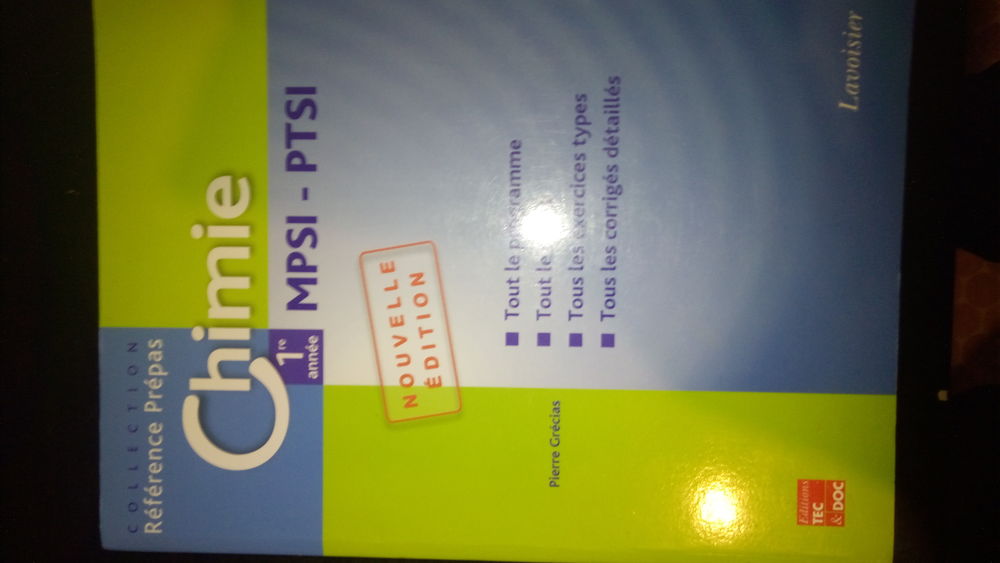 Livre de Chimie Livres et BD