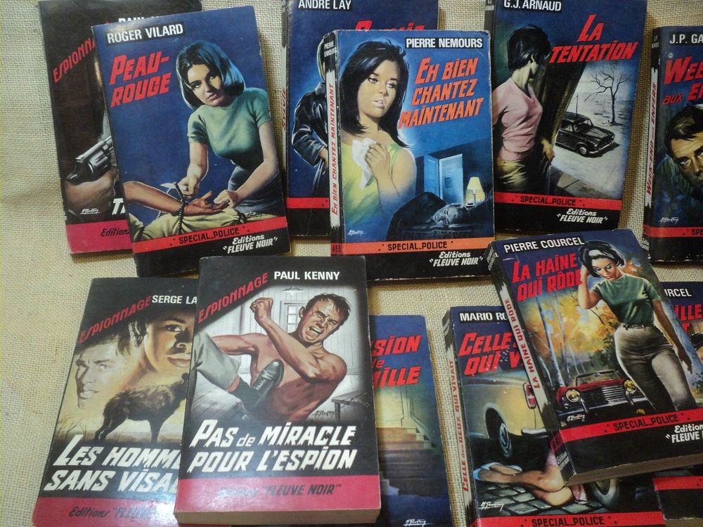 Anciens Romans Policier Fleuve Noir Sp&eacute;cial Police Ann&eacute;es 60 Livres et BD