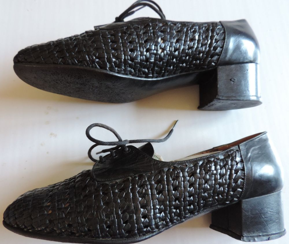 Chaussures femme vintage tress&eacute;es Chaussures