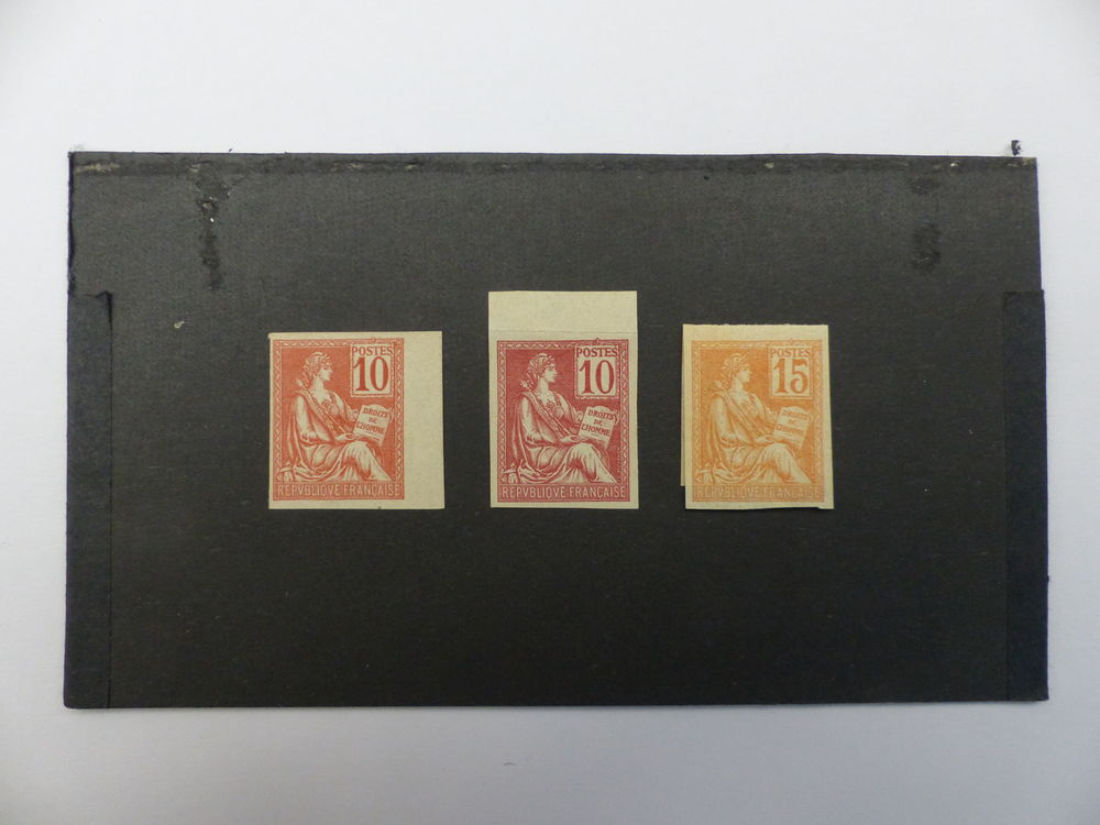 MOUCHON 112 - 116 - 117 NEUFS ** NON DENTELES 