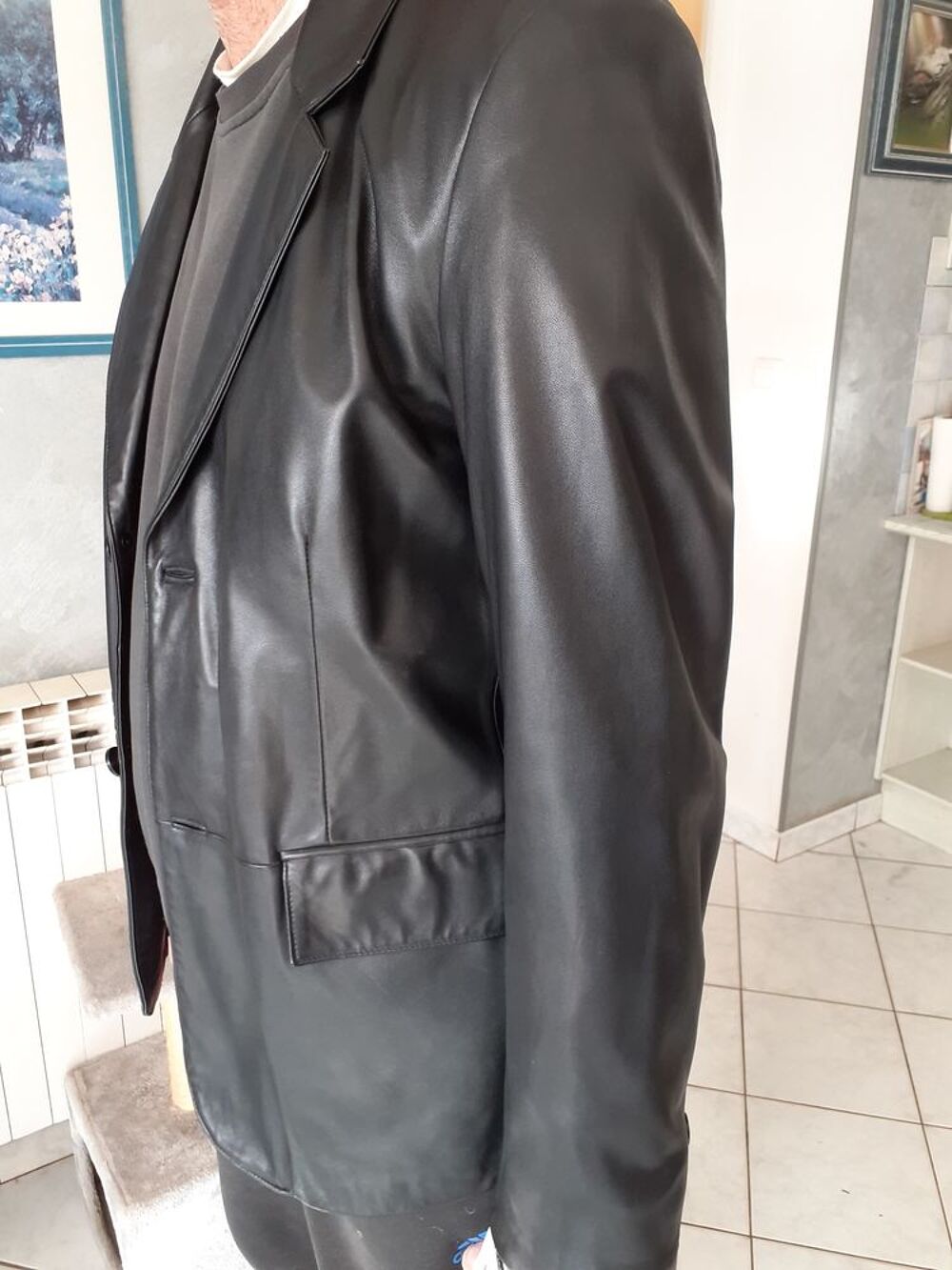 VESTE CUIR Vêtements