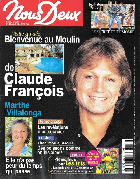 NOUS DEUX Magazine n3087 2006  Marthe VILLALONGA  2 Castelnau-sur-Gupie (47)