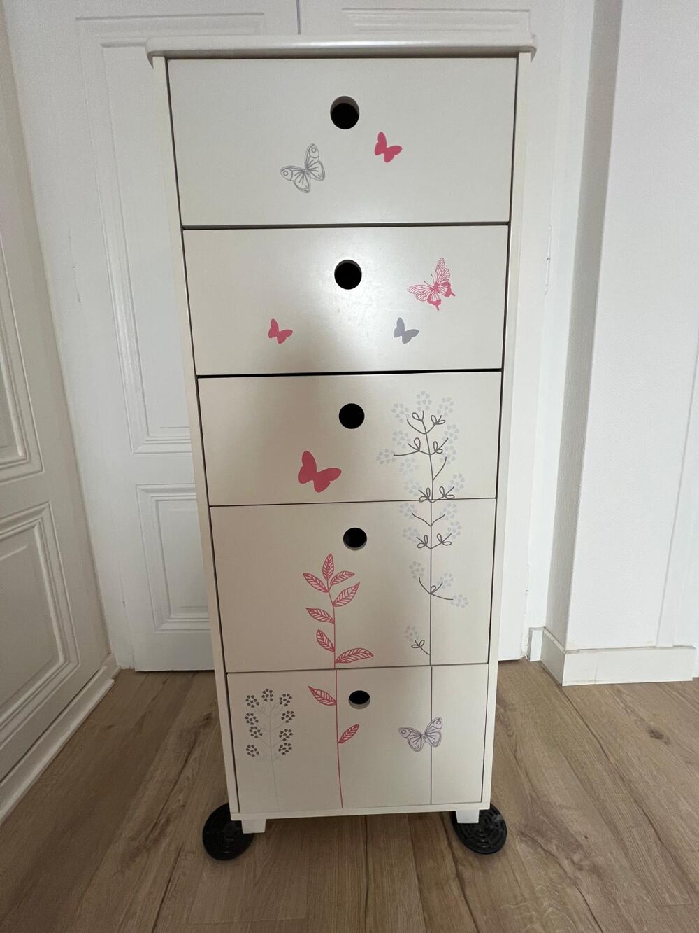 Commode enfant papillon (Vertbaudet) Mobilier enfants