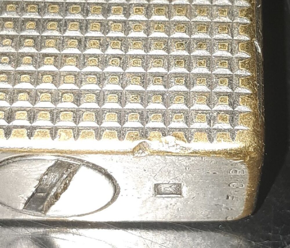 Briquet S.T Dupont Paris gaz vintage 