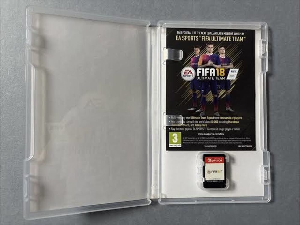 FIFA 18 Switch Consoles et jeux vidéos