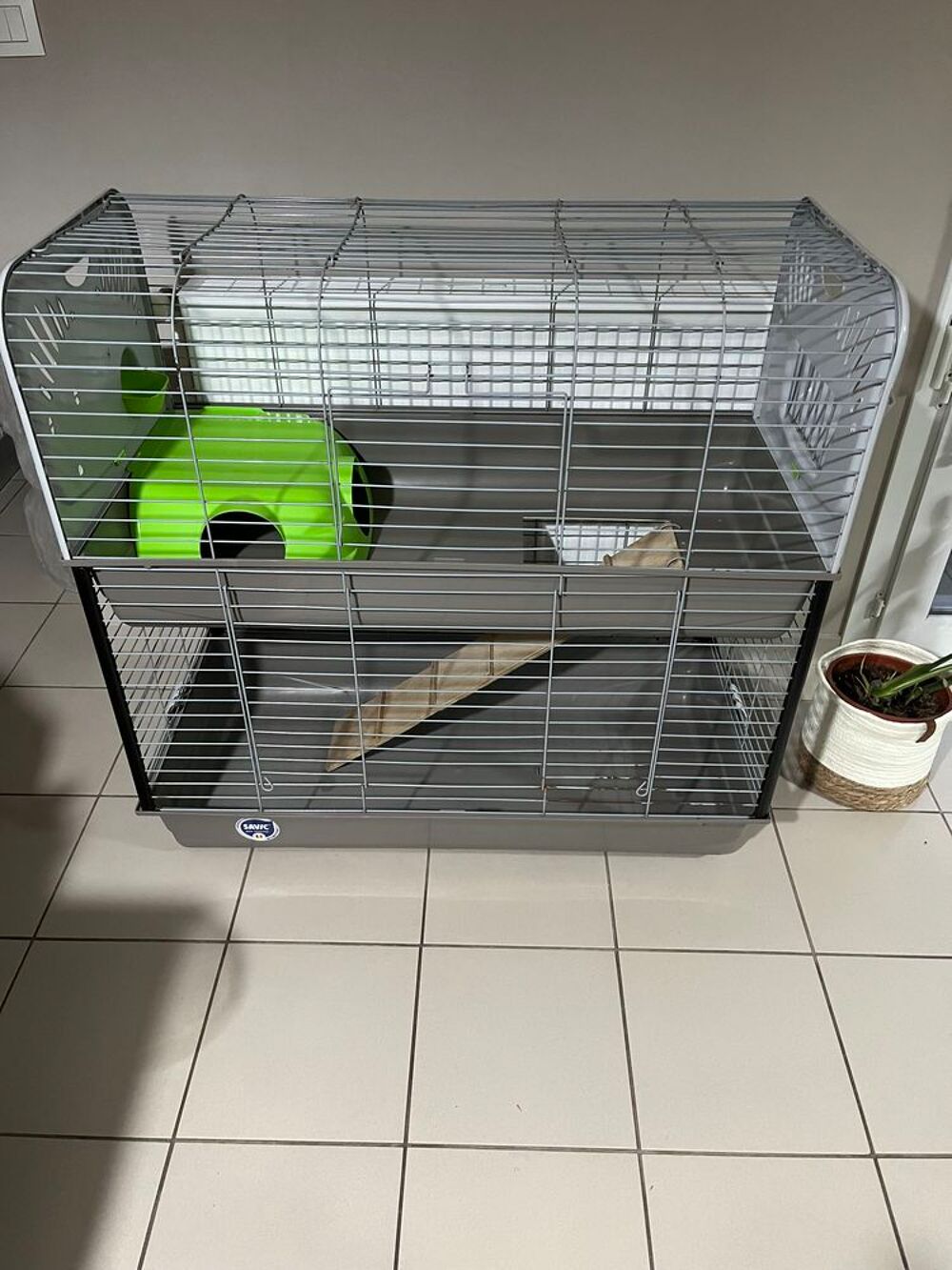   Double cage à lapin xxl super état  
