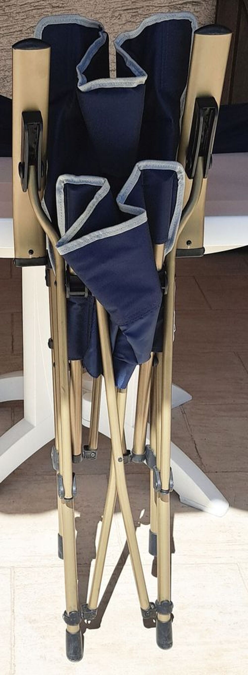 Fauteuil pliant avec accoudoirs et housse de transport Sports