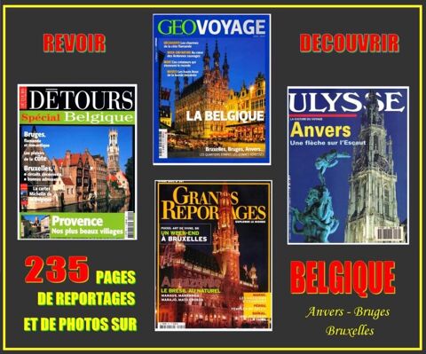 BELGIQUE - Anvers, Bruges - BRUXELLES / prixportcompris 17 Lyon 5 (69)