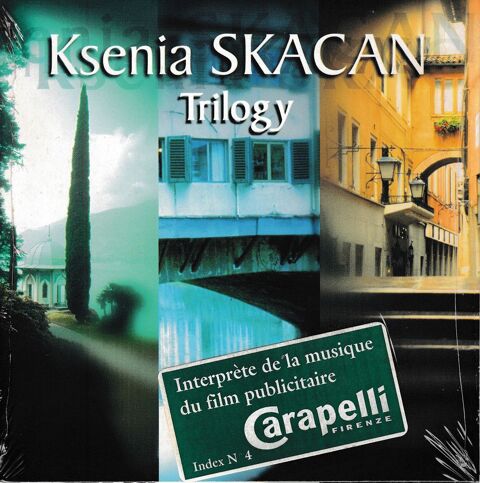 CD  Ksenia Skacan   Trilogy  - Objet Publicitaire Carapelli 5 Antony (92)