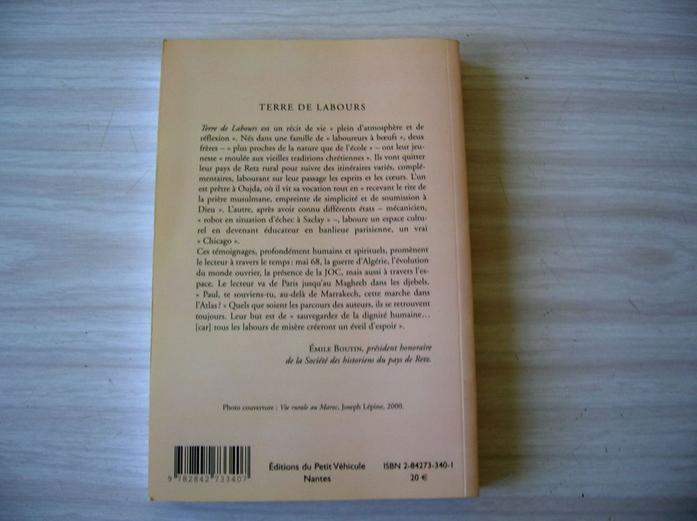 TERRE DE LABOURS Paul L&eacute;pine Livres et BD