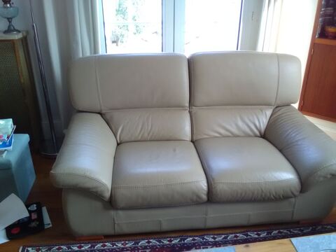 Canap cuir fixe 3 places 290 Brest (29)