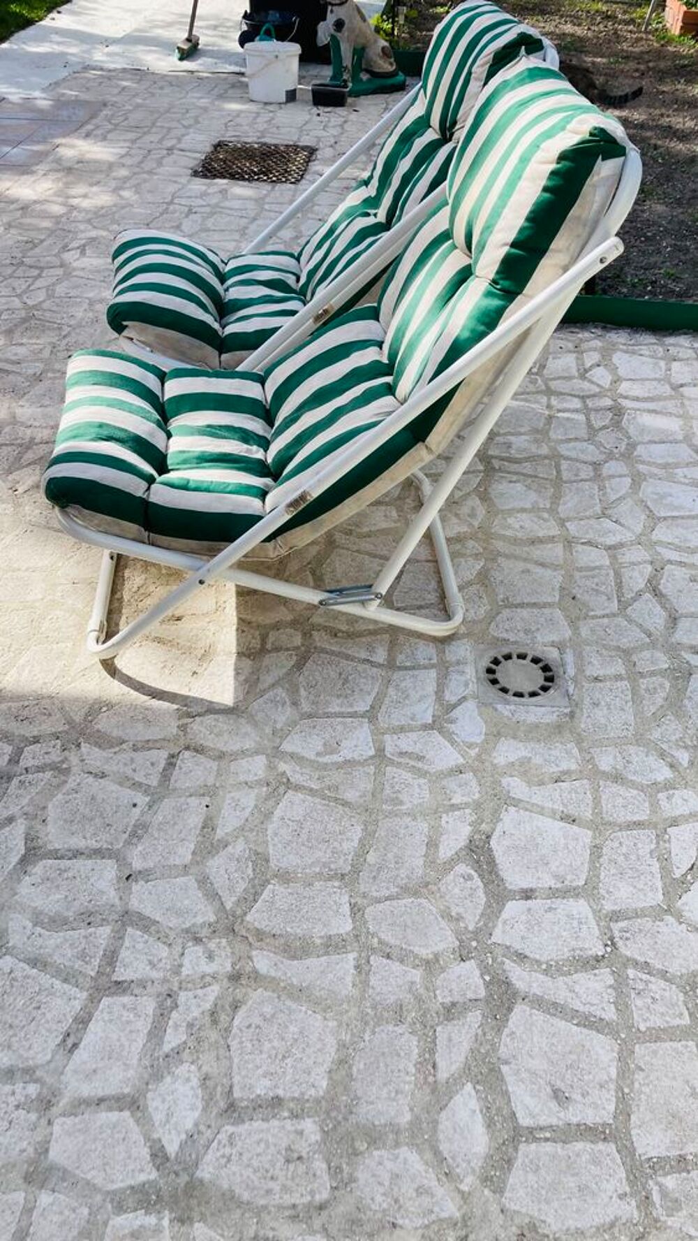 fauteuil, relaxe, pliant parfait &eacute;tat Jardin