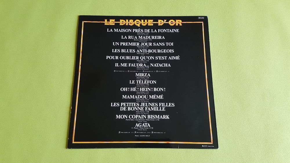 NINO FERRER * LE DISQUE D'OR * CD et vinyles