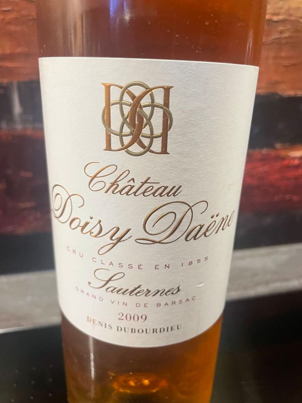 1 Bt BARSAC Sauternes Ch DOISY-DAENE 2009 95pk BlancMoelleux Cuisine
