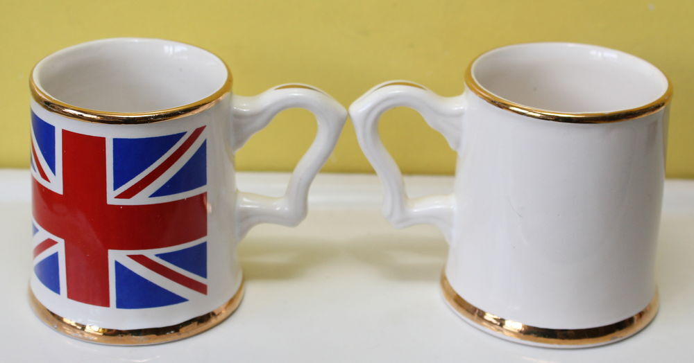 Tasses mini mugs union jack Prince Williams Cuisine