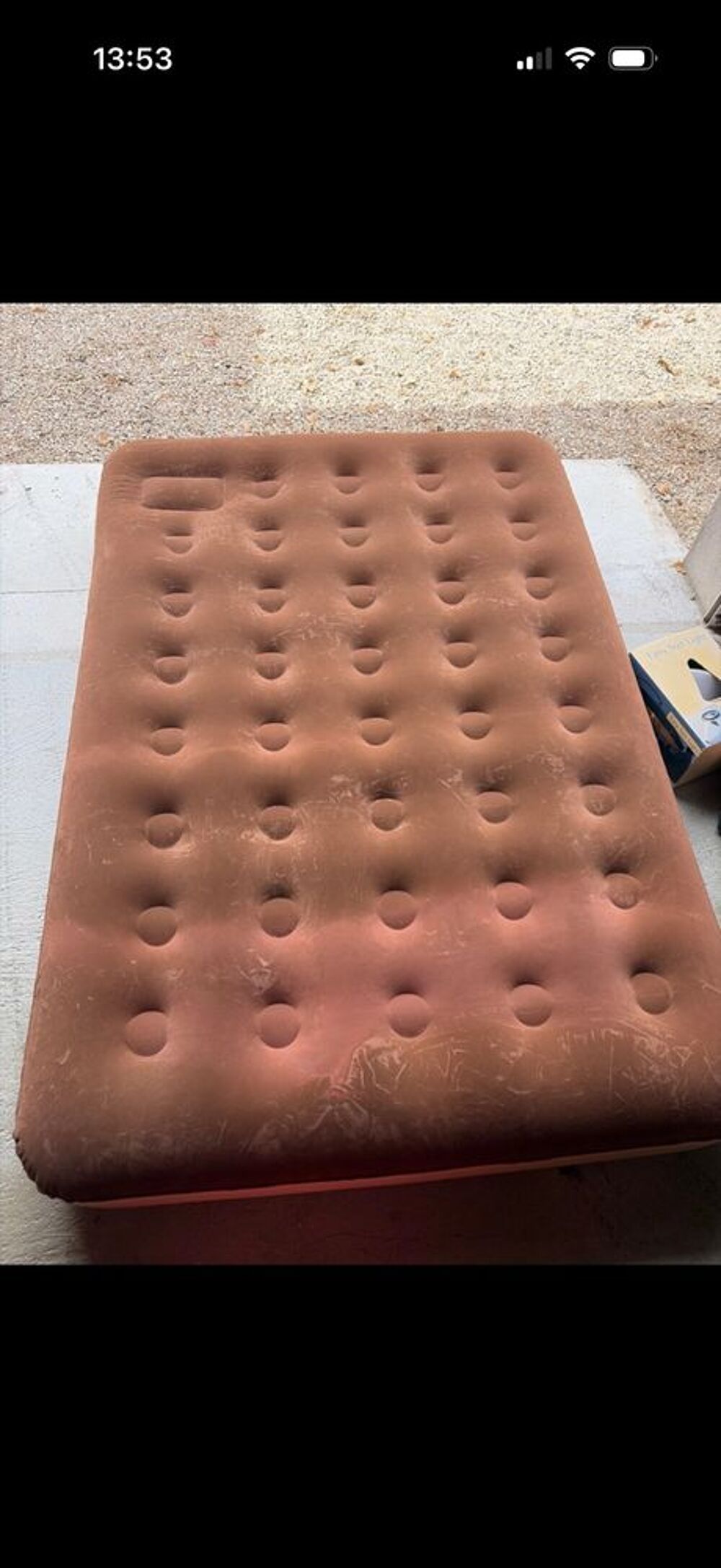 matelas gonflable 2 places avec pompe int&eacute;gr&eacute;e Sports