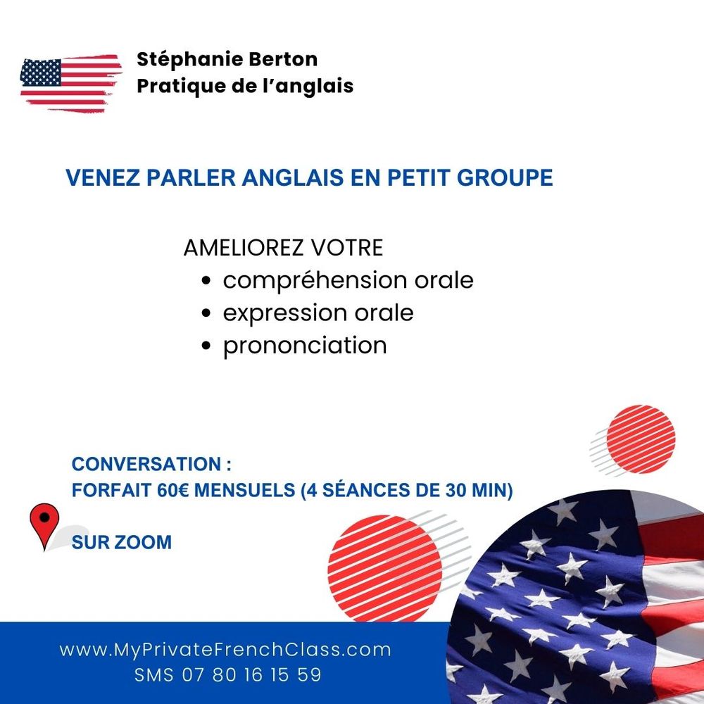   Cours d'anglais et de fran�ais et soutien scolaire 