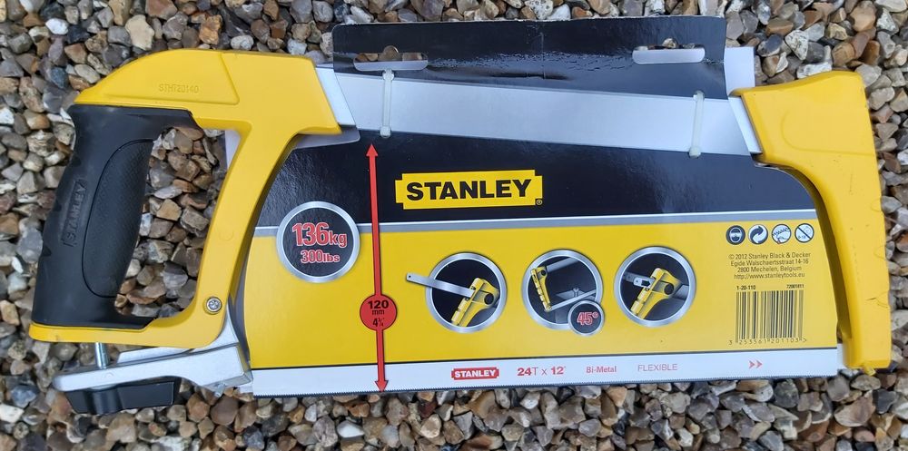 Scie &agrave; m&eacute;taux tubulaire STANLEY 30cmp Bricolage