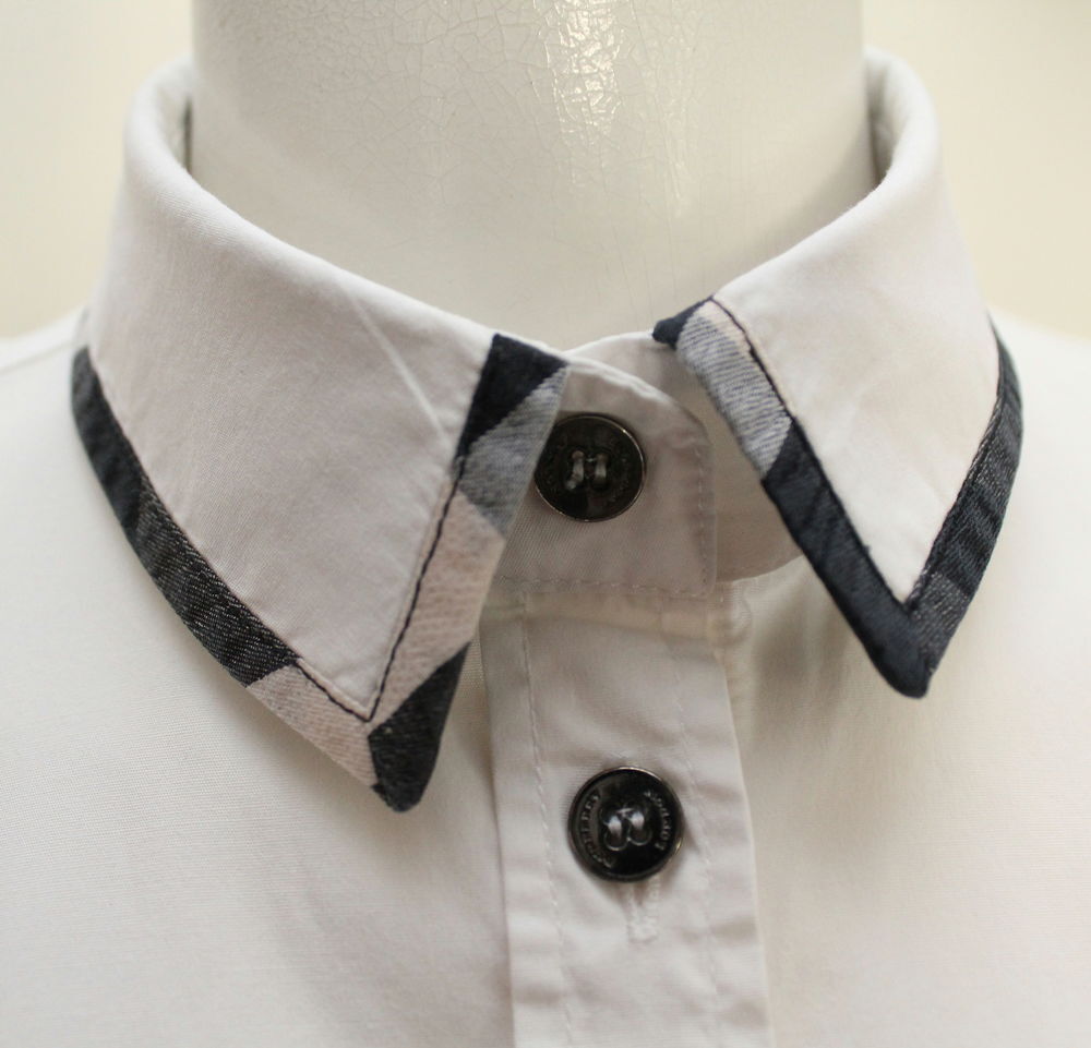 Chemise blanche et clan BURBERRY T.38 Fr Vtements
