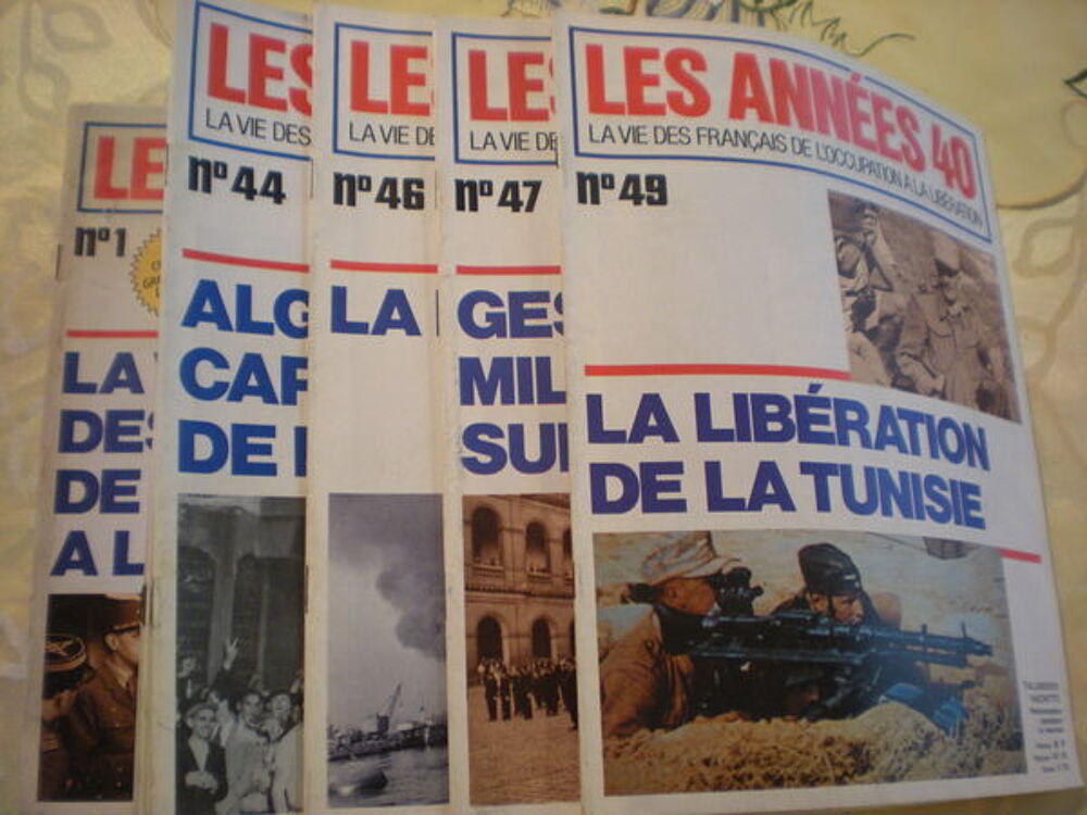 les ann&eacute;es 40 ( N&deg; 1 au 49 ) 