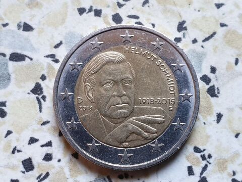 Pièce deux euros Helmut Schmidt 2018 4 Bordeaux (33)