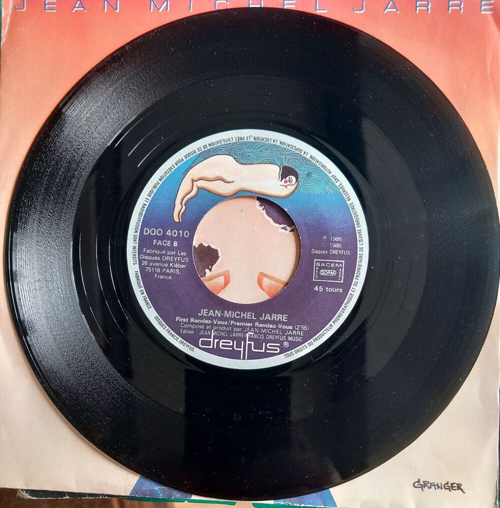 JEAN MICHEL JARRE / 2 X DISQUES VYNIL 45 TOURS / CD et vinyles