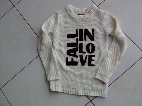 Pull blanc taille XS 2 Les Bties (70)