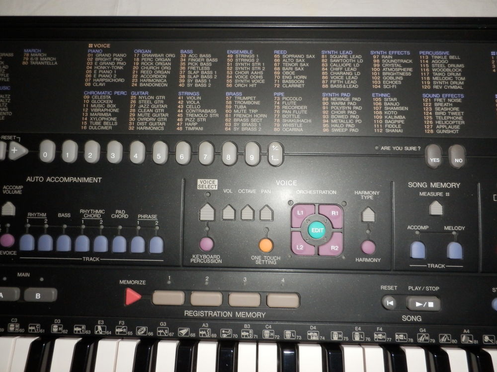 CLAVIER YAMAHA Instruments de musique