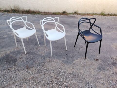 3 chaises KARTELL MASTERS STARCK 140 Saint-Jean-de-Fos (34)
