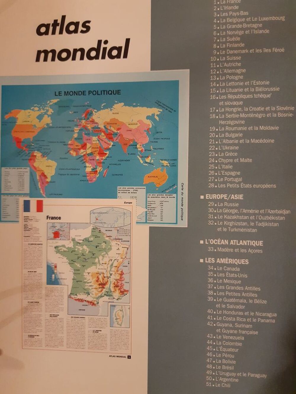 4 classeurs "NOTRE MONDE" Livres et BD