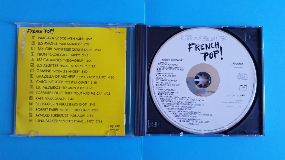 FRENCH POP ! CD et vinyles