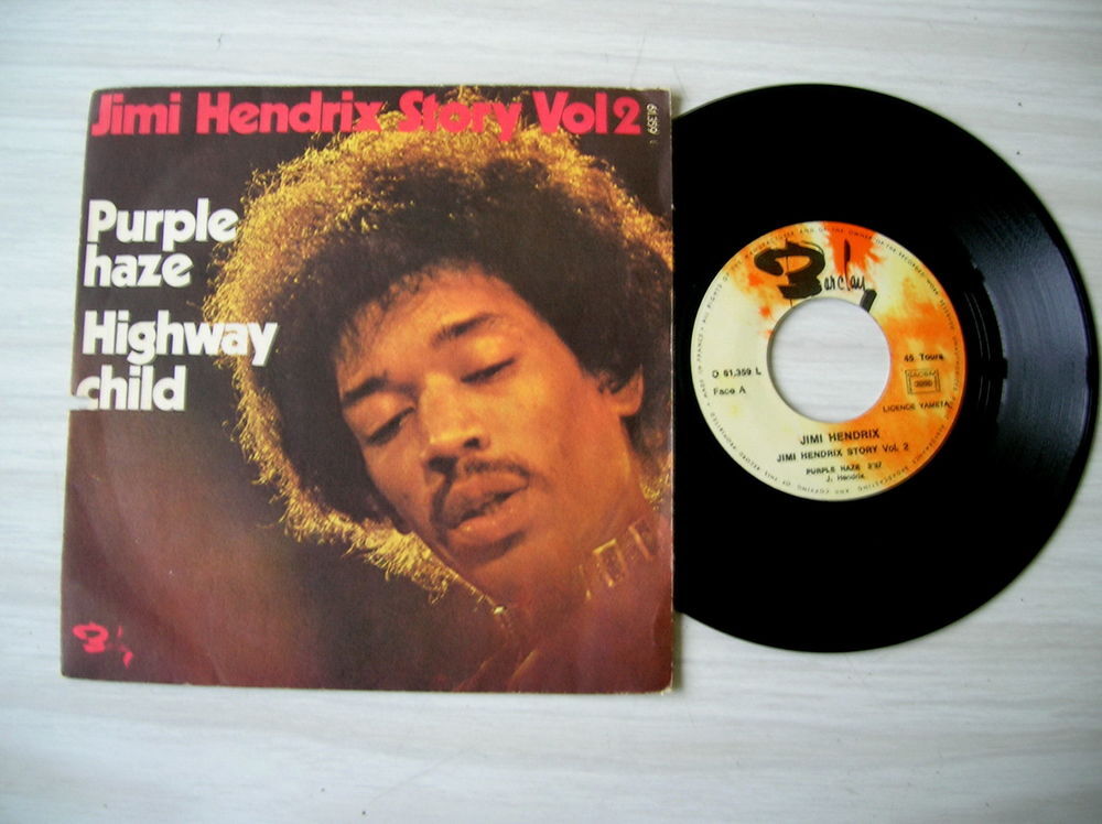 45 Tours JIMI HENDRIX Purple Haze (Story Vol.2) CD et vinyles