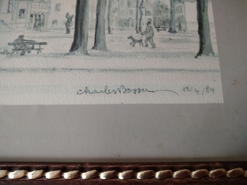 Tableau de Charles Bossu D�coration