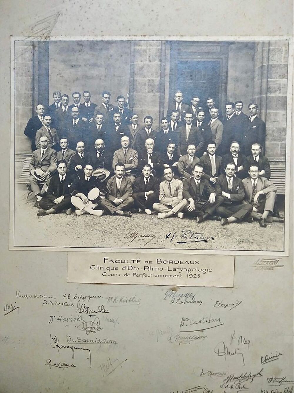 photos m&eacute;decins 1925 Bordeaux 