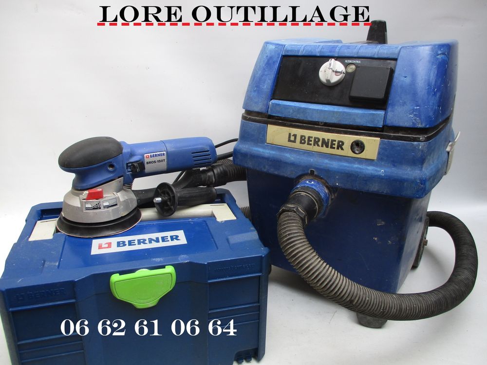 BERNER aspirateur + ponceuse Bricolage