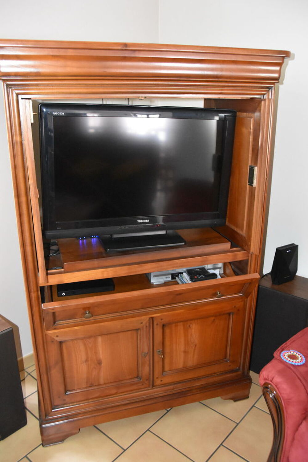 Meuble TV en Merisier Meubles