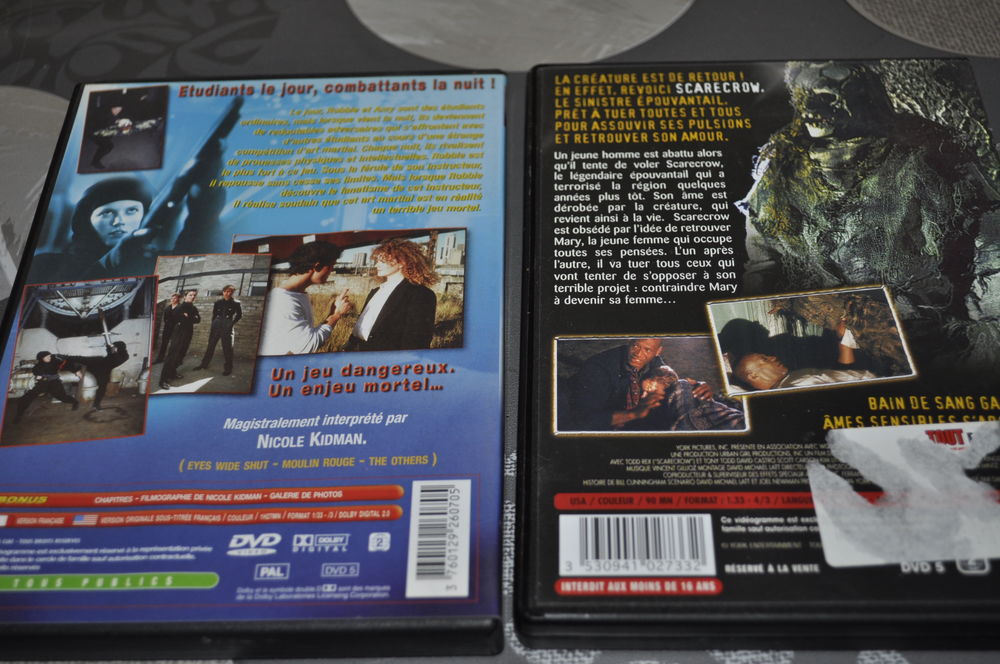 Lot de DVD avec entre autre Nicole Kidman DVD et blu-ray